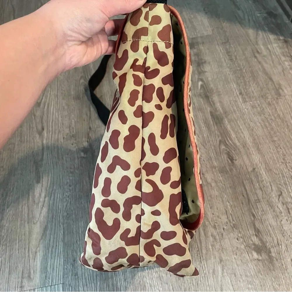 KATE SPADE Rare Cheetah Leopard Print Messenger Baby Bag with Changing Pad